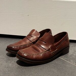 Cole Haan Rich Brown Leather Loafers